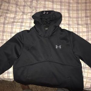 Under Armour Black Mens Hoodie Black/Graphite